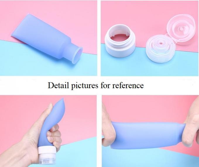 Refillable Lotion Silicone Travel Packing Bottle , Silicone Toiletry Bottles Durable