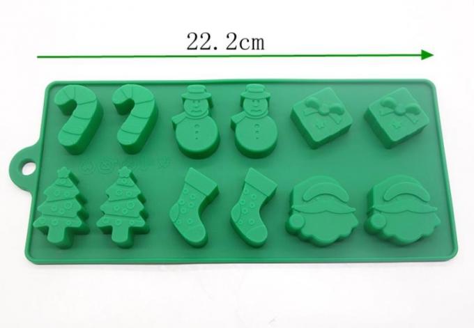 Christmas Cool Ice Cube Trays Food Safe Material Non Harmful  Storage Container