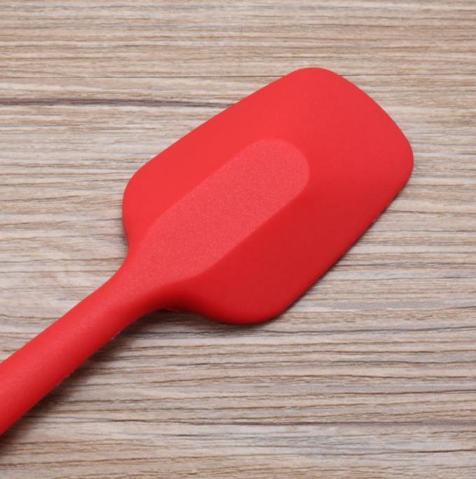 Slotted Mini Rubber Silicone Spoon Spatula Set Durable For Cooking