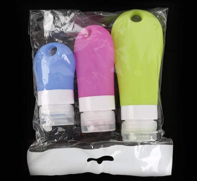 Empty Cute Bpa Free Silicone Travel Packing Bottle With Hook Hole