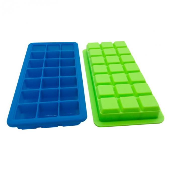 Ball Silicone Ice Cube Molds , Personalized Ice Cube Trays Large Square
