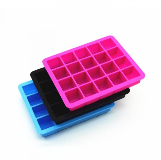 Commercial Closed Fancy Ice Cube Trays Compact With Lid Healthy High Capacity