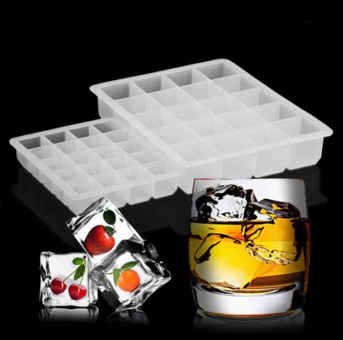 Commercial Closed Fancy Ice Cube Trays Compact With Lid Healthy High Capacity