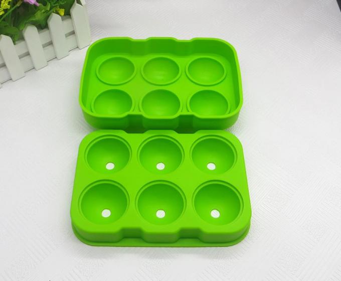 Colorfull Silicone Ice Ball Molds , Silicone Ice Ball Maker FDA 18*12.5*4.8cm