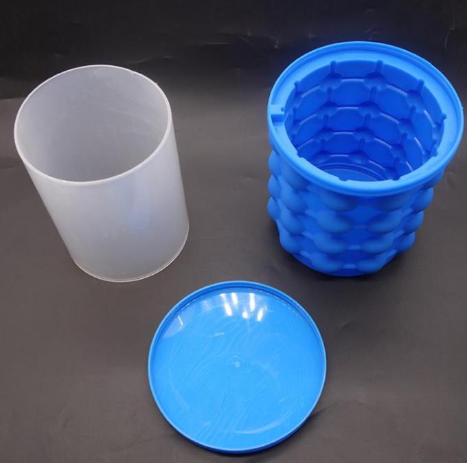 Huge Silicone Ice Cube Molds Can  Bucke Custom Colors For Cooling Wine