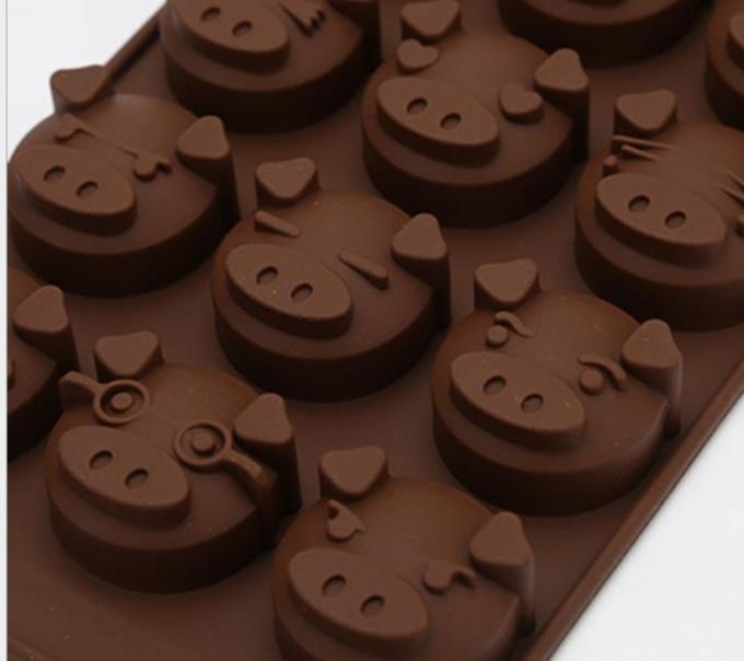 Animal Plastic Silicone Chocolate Molds Tool Heat Resistant Professional