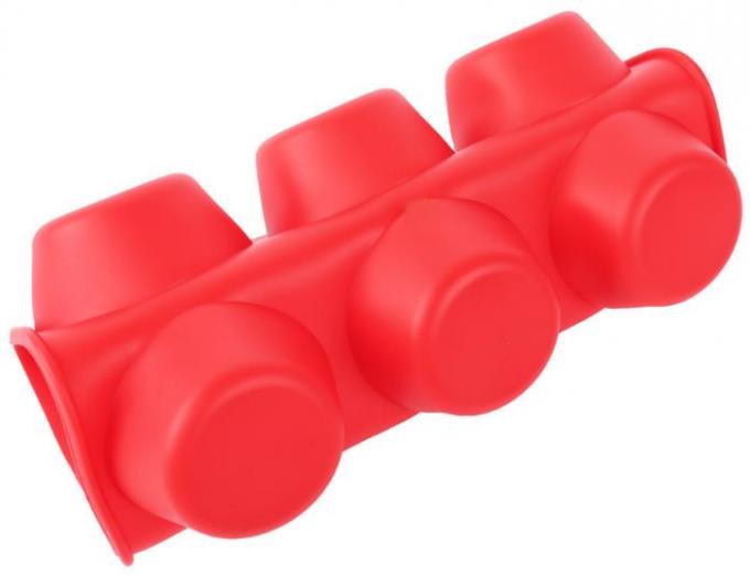 12 Cavity High Temperature Silicone Mold Quick Release 165g Net Weight Stackable