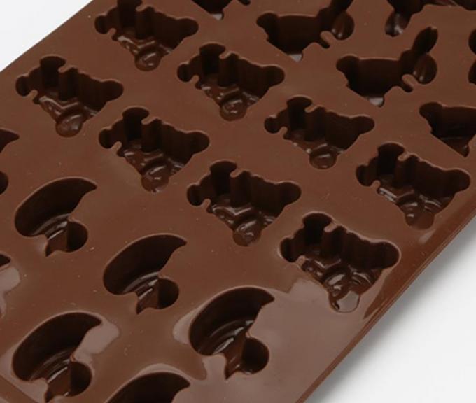 Animal Shaped Silicone Chocolate Molds Unique Deisgn For Kids Children
