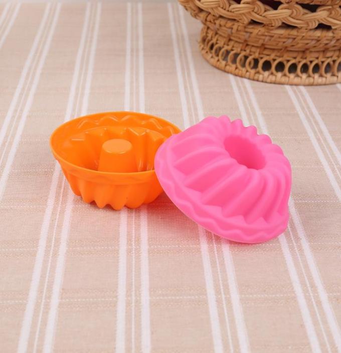 Screw Shape Silicone Cupcake Molds Kids Favorable Eco Friendly Freezer Safe