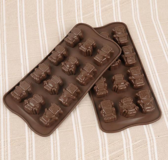 Professional Sweet Flexible Silicone Chocolate Molds For Chocolate Making