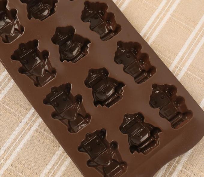 Professional Sweet Flexible Silicone Chocolate Molds For Chocolate Making