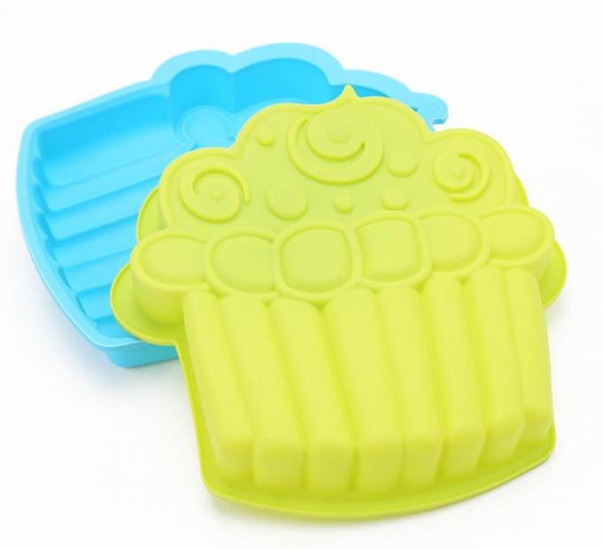 Ice Cream Silicone Baking Cups Large Size Easy Cleaning Non Stick
