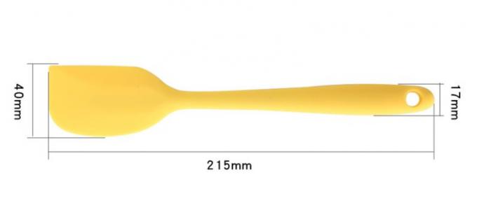 Long Thin Baking Silicone Spoon Spatula Non Harmful Material High Heat