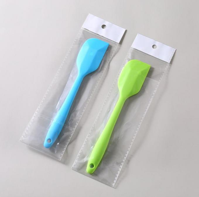 Long Thin Baking Silicone Spoon Spatula Non Harmful Material High Heat