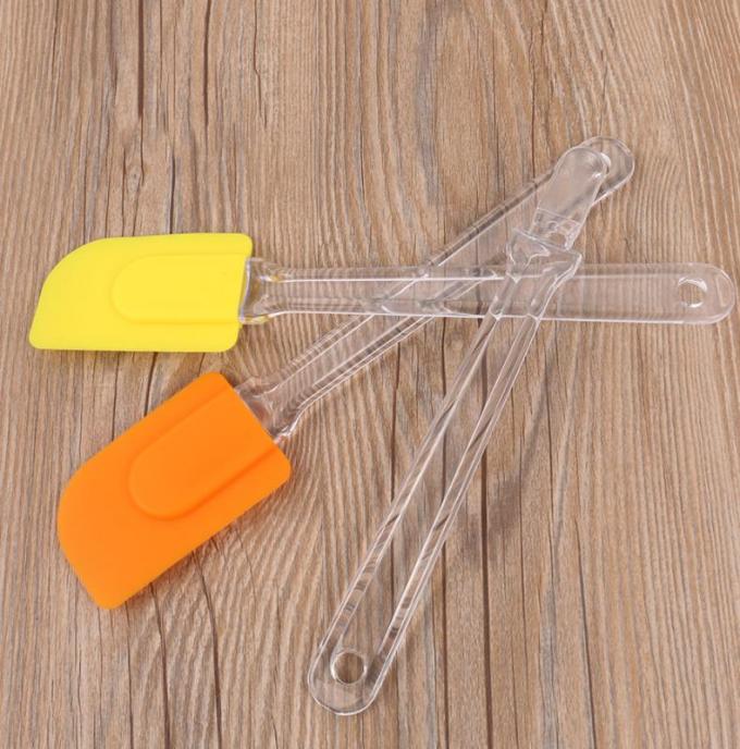 Angled Small Cookie Silicone Spoon Spatula Cooking Tool Practical