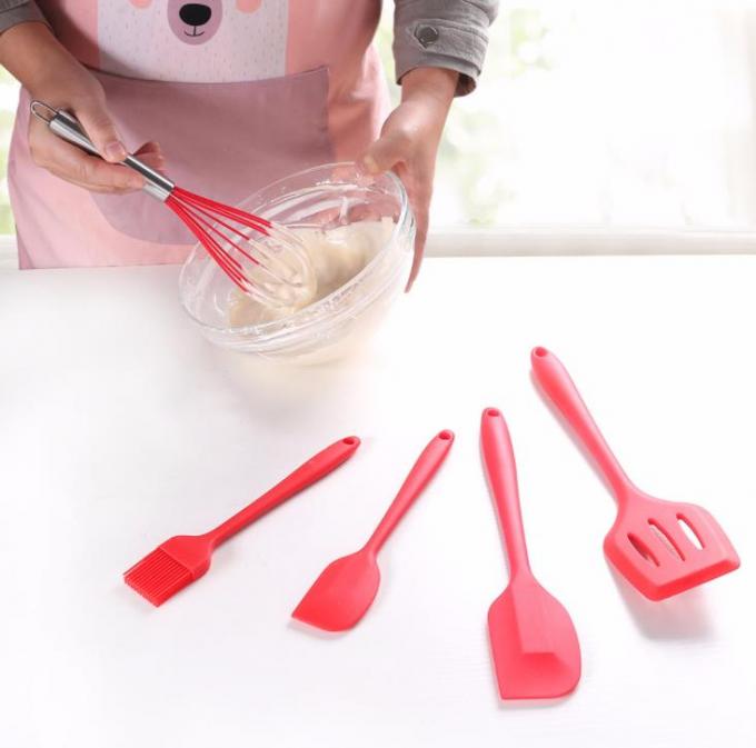 Food Grade Silicone Kithen tools sets  with 5 different silicone tools