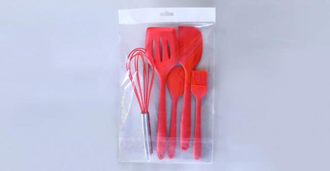 Food Grade Silicone Kithen tools sets  with 5 different silicone tools