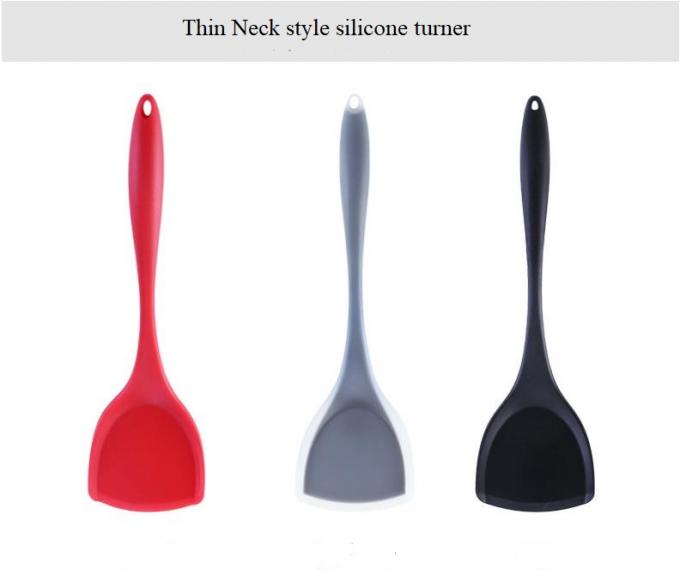 3 different styles Food Grade cooking  Silicone Turner kitchen tools