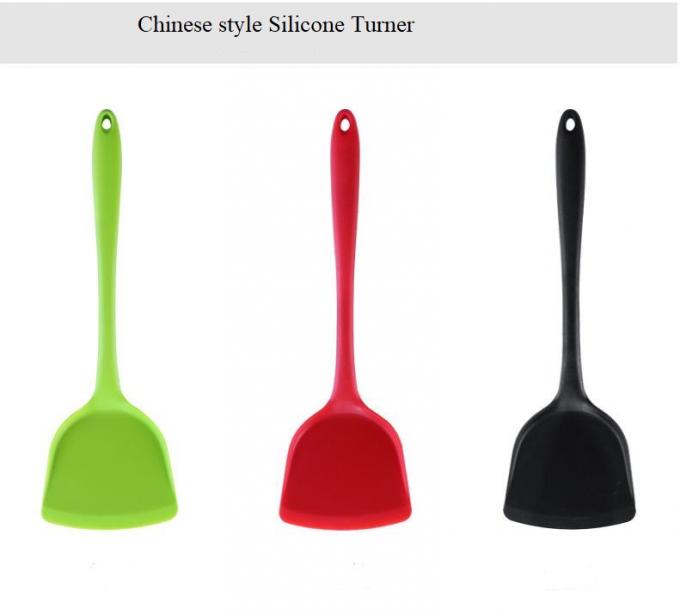 3 different styles Food Grade cooking  Silicone Turner kitchen tools