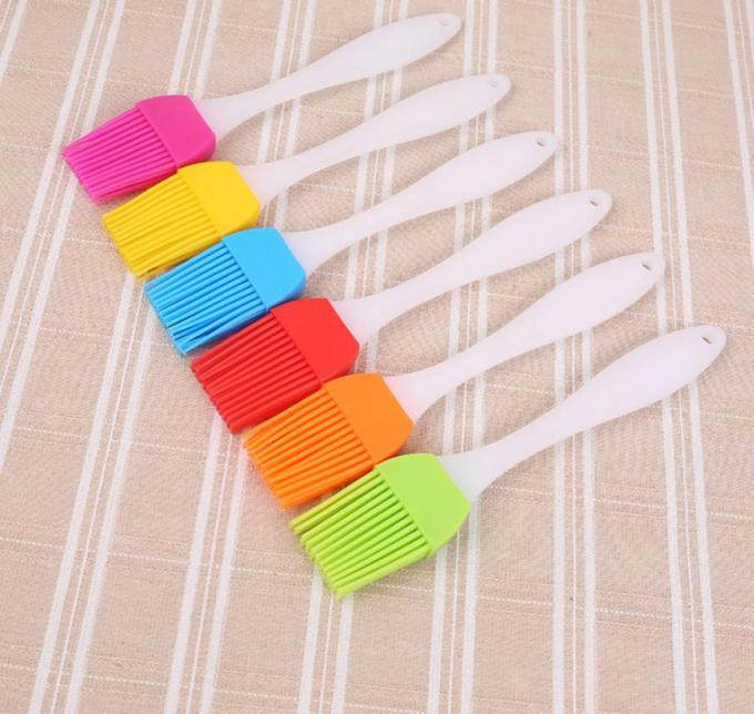Small size Sandy surface plastic handle Food Grade Silicone Baking Brush