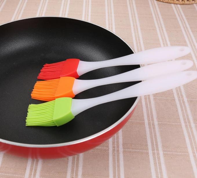 Small size Sandy surface plastic handle Food Grade Silicone Baking Brush