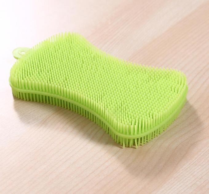Soap shape Food Grade Silicone Washing Brush for Cleaning dishes and fruit