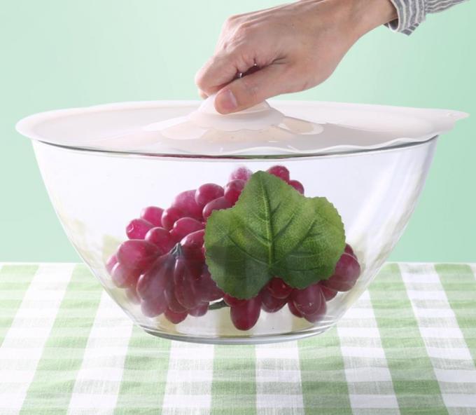 XL sizes Food Grade standard Silicone Food Preservation Bowl Cover lid