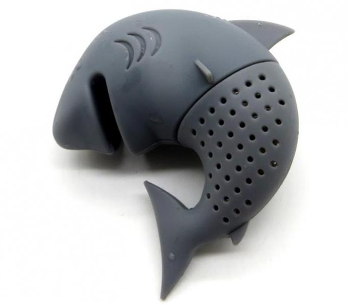 Sea Animal style Shark Shaped Food Grade Silicone Tea Infuser