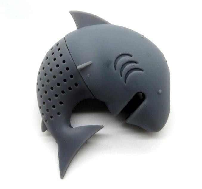 Sea Animal style Shark Shaped Food Grade Silicone Tea Infuser