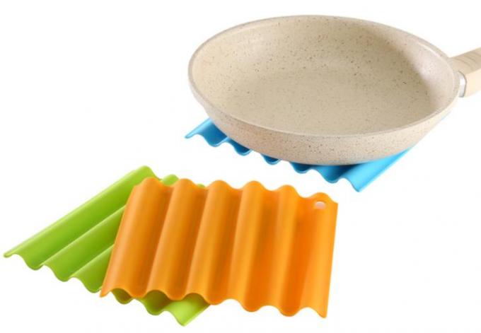 High Temperature Silicone Kitchen Tools Pad Dishwasher Safe Colorful