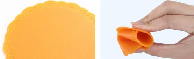 OEM ODM Colorful Silicone Kitchen Utensil Set Round Shape Anti Slip
