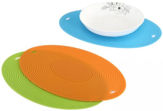 Big Size Silicone Kitchen Tools Oval Shape Home Family Applied Kid Favorable