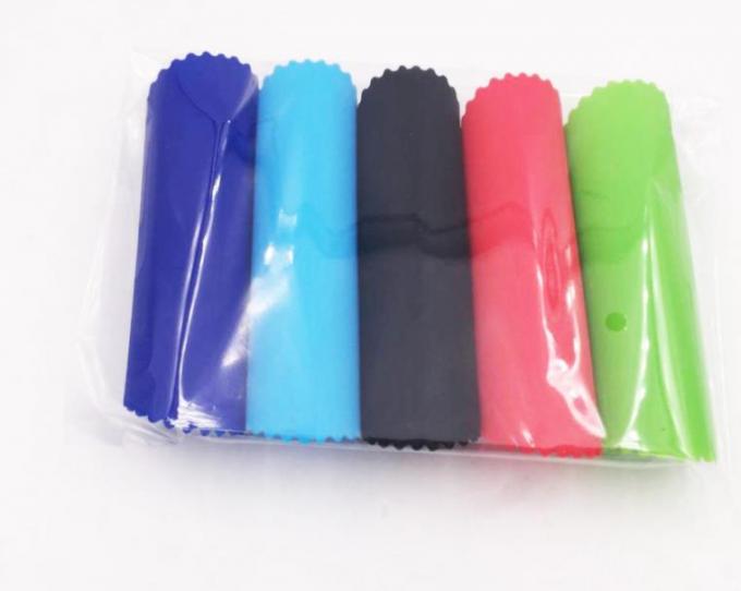 Colorful Silicone Kitchen Tools Garlic Peeler Lightweight Easy Operation