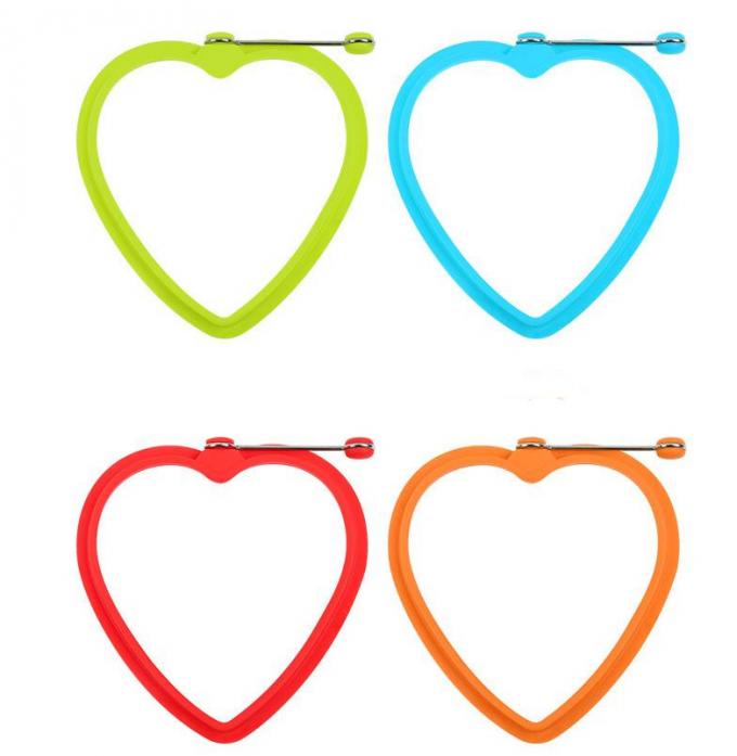 Heart Silicone Kitchen Tools Cute Look BPA Free For Kid Children Breakfast