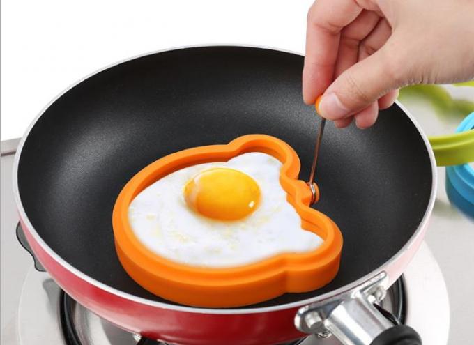 BPA Free Silicone Kitchen Tools Cat Shape For Fried Egg Cooking