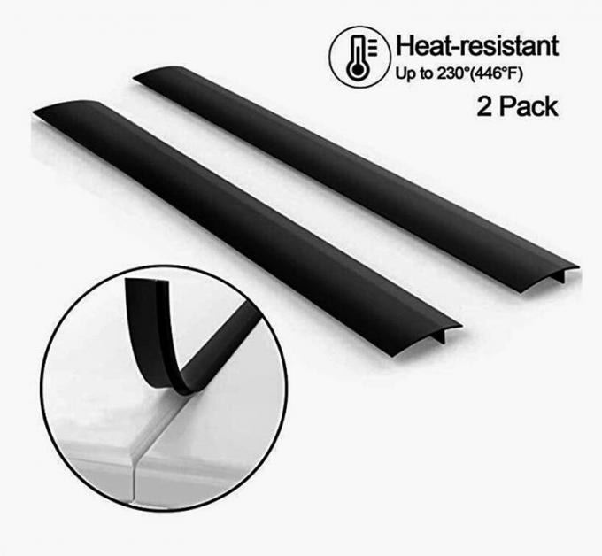 Stove Counter Silicone Kitchen Tools Flexible Silicone Gap Covers Seal The Gap