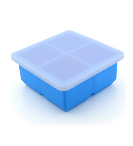 4pcs Silicone Ice Cube Molds Custom Printing Logo And Custom Embossed Logo