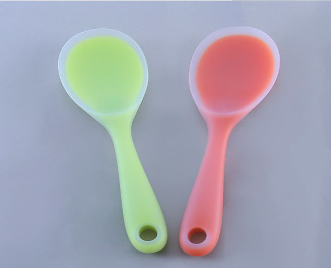 Food Grade Silicone Rice Spoons kitchen tools with translucent color