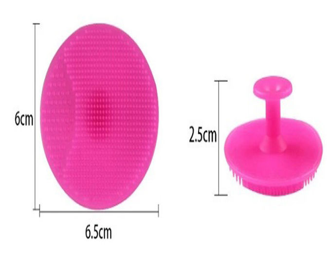 FDA Super Soft Oval Silicone Facial Cleaning Brush For Body And Face