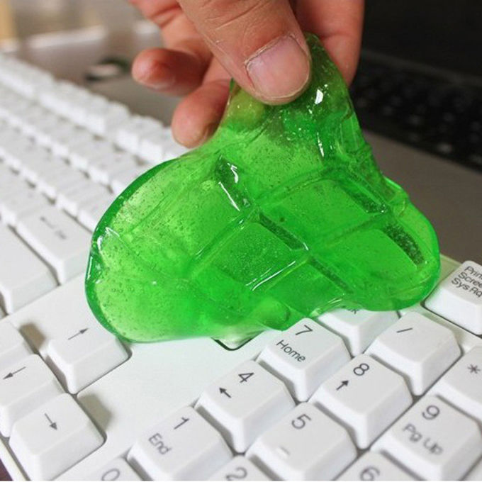 17.5*12cm Colorful Super Clean Slimy Gel Magic Keyboard Cleaning Compound